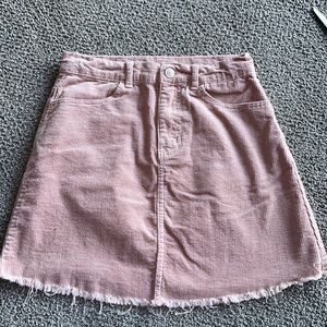Brandy Melville Corduroy Mini Skirt
